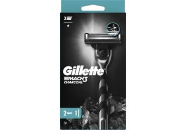 Skūš.apar.GILLETTE MACH 3 Charcoal+2asm.