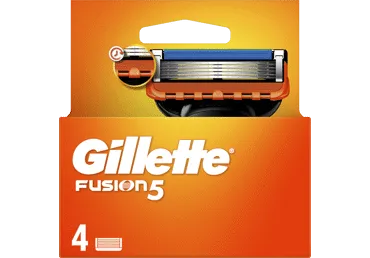 Skūš.kasetes GILLETTE FUSION 4gab.