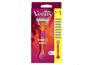 Skuveklis GILLETTE VENUS Simply3 Miami +8kasetes
