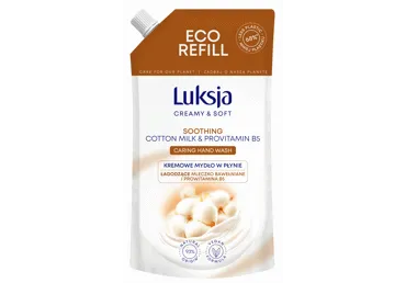 Šķidrās ziepes LUKSJA Cream Cotton rezerve 400ml