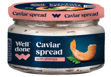 Smēriņš ar garneļu garšu WELL DONE 160g