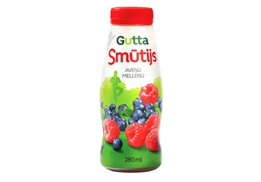 Smūtijs GUTTA aveņu-melleņu 280 ml
