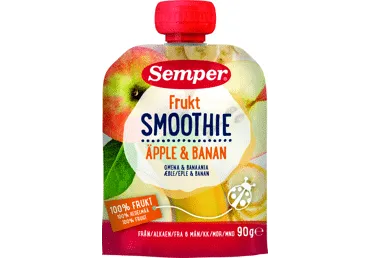 Smūtijs SEMPER ābolu banānu 6+ 90g