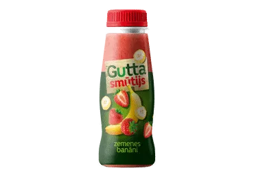Smūtijs zemeņu-banānu GUTTA 250ml D