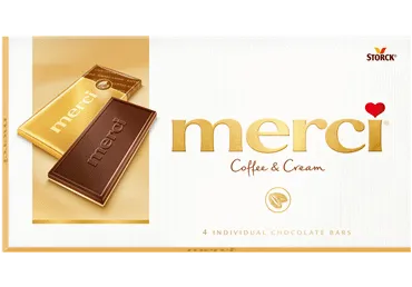 Šokolāde MERCI Coffee&Cream 100g