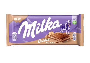 Šokolāde MILKA Hazelnut Creme 85g