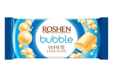 Šokolāde porainā baltā 80g, Roshen