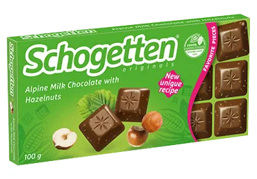 Šokolāde SCHOGETTEN piena ar riekstiem 100g