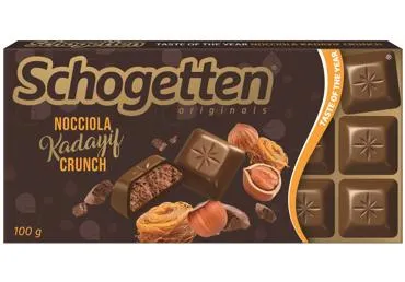 Šokolādes gabaliņi lazdu riekstu kraukšķis SCHOGETTEN 100g