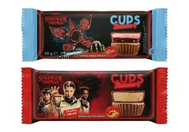 Šokolādes groziņi aveņu/zemesriekstu krēma Stranger Things YUMMER'S 40g