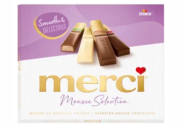 Šokolādes kārba MERCI Mousse 210g