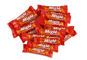 Šokolādes konfektes MIGLE karameļu sver.