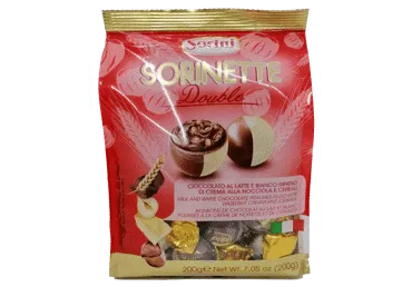 Šokolādes konfektes Soriette Double SORINI 200g