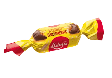 Šokolādes konfektes zemesriekstu karamele LAIMA sver.