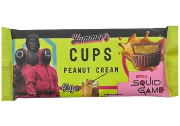 Šokolādes krūzītes ar riekstu krēmu YUMMER'S Squid Game 40g