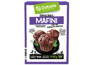 Mafini šokolādes Dobele 450g
