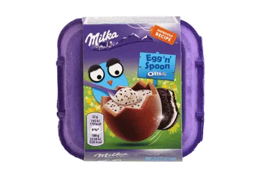 Šokolādes olu komplekts MILKA OREO 128g