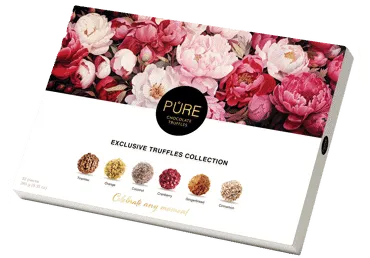 Šokolādes trifeļu kolekcija 32 265g, PURE CHOCOLATE