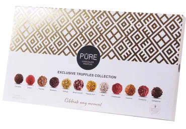 Šokolādes trifeļu kolekcija PURE CHOCOLATE 600g