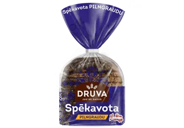 Spēkavota rudzu maize Druva FAZER 400g