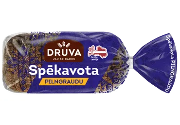 Spēkavota rudzu maize Druva FAZER 800g