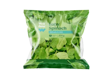 Spināti Baby WELL DONE 200g