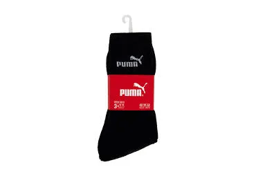 Sporta zeķes PUMA 39-42 3pāri melnas