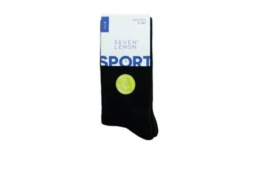 Sporta zeķes SEVEN LEMON melnas 37-40