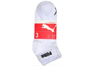 Sporta zeķes(Quarter)PUMA 3pāri 35/38 baltas