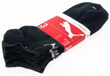 Sporta zeķes(Sneaker)PUMA 3pāri 43/46 melnas