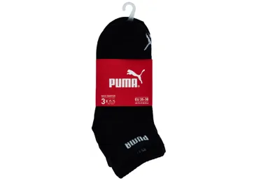 Sp.zeķes(Quarter)PUMA 3pāri 35/38 melnas