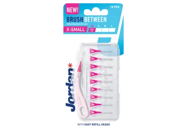 Starpzobu birstītes JORDAN XS 0,4mm 10gb