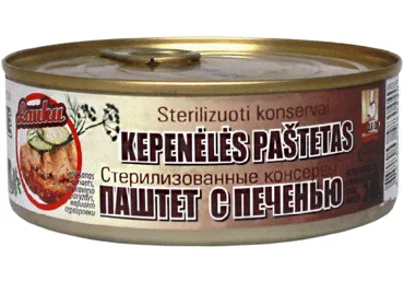 Sterilizēti konservi BRASLA Aknu pastēte 240g