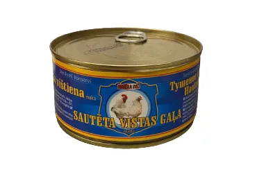 Sterilizēti konservi sautēta vistas gaļa BRASLA 325g