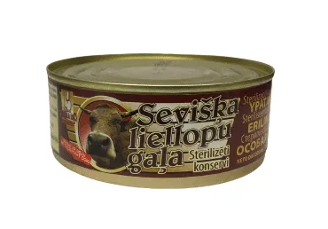 Steriliz.kons.liellopu gaļa SEVIŠĶĀ 240g
