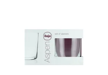 Stikla glāzes ILAJA Aspen  360ml 4gab.
