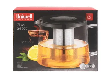 Stikla tējkanna 1,5L Uniwell