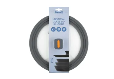Stikla vāks UNIWELL 24cm/26cm/28cm