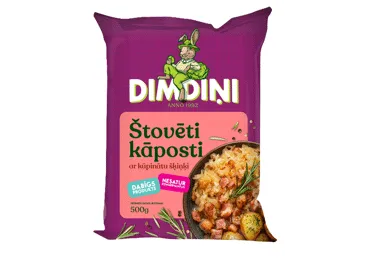 Štovēti kāposti ar kūp. šķiņķi 500g