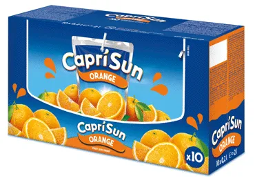 Sulas dzēriens CAPRI SUN apelsīnu 10x200ml