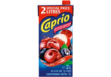 Dzēriens Caprio ābolu-ķiršu-aroniju 2l