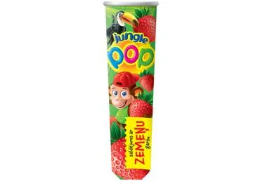 Sulas saldējums zemeņu JUNGLE POP 70g