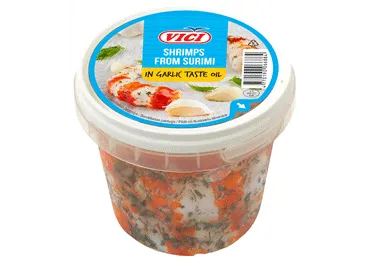 Surimi garneļu formā VIČI ķiploku eļļā 320g