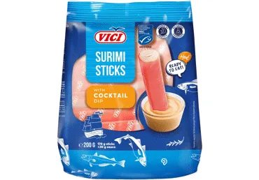 Surimi nūjiņas ar kokteiļa mērci VIČI 200g
