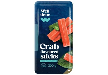 Surimi nūjiņas ar krabju garšu WELL DONE 300g