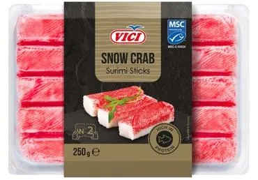 Surimi nūjiņas Viči snow crab dzesētas 250g