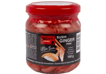 Suši ingvers JAPANESE CHOICE rozā 190g