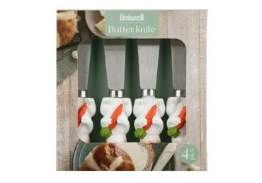 Sviesta naži UNIWELL Rabbit 4gab.