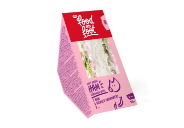 Sendvičs ar šķiņki un marinētiem gurķiem 185g