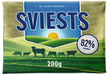 Sviests 82% tauku 200g